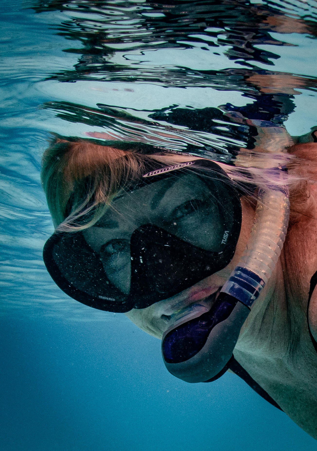 relaxed, snorkeling, Bonaire, snorkelen.